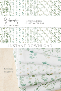 greenery-digital-paper