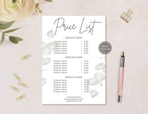 price-list-template-editable