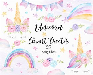 unicorn clipart
