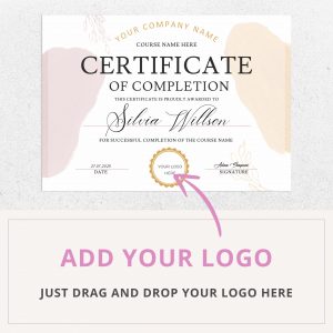 editable canva certificate