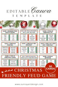 christmas feud game