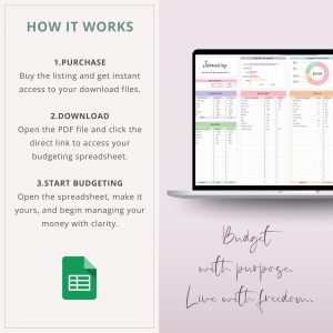 monthly budget google sheets planner