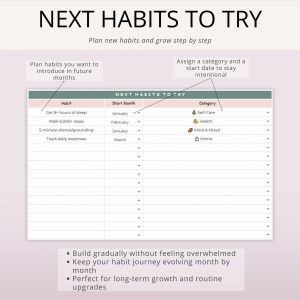 habit-tracker-google sheet
