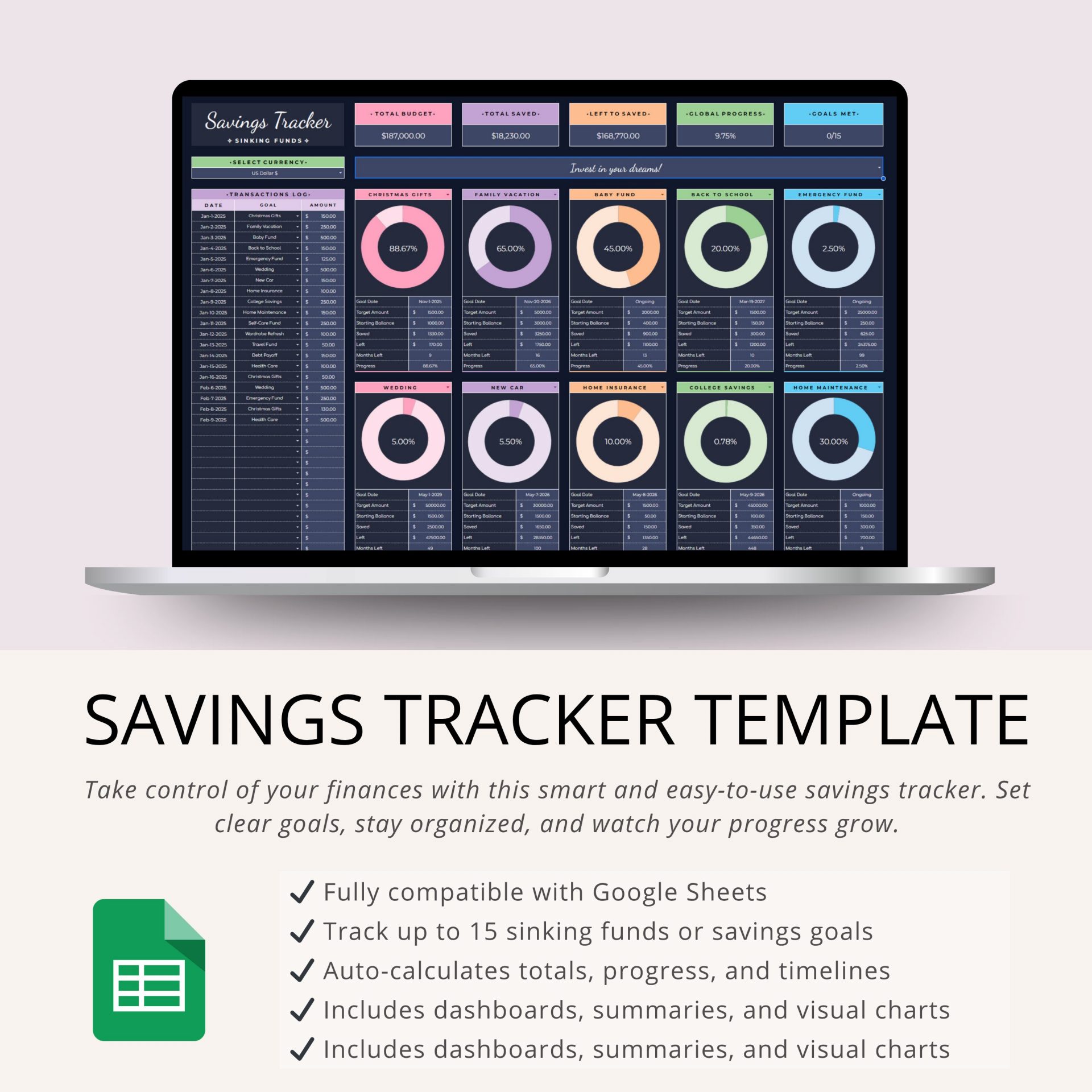 sinking-funds-google sheet