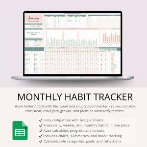 habit-tracker-google sheet