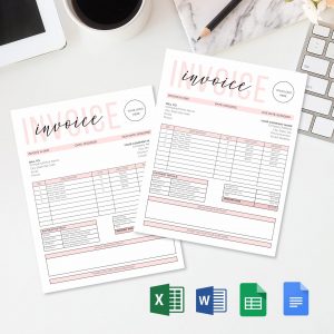 invoice google sheet template
