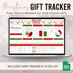 christmas gift tracker google sheet