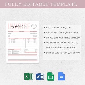 invoice google sheet template