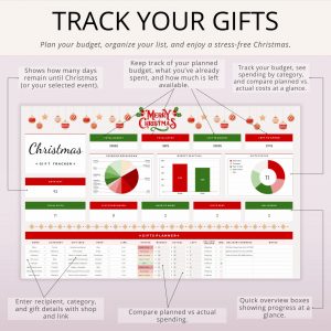 christmas gift tracker google sheet