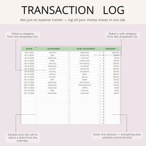 PLR Monthly Tracher Google Sheets