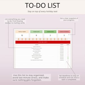 christmas gift tracker google sheet
