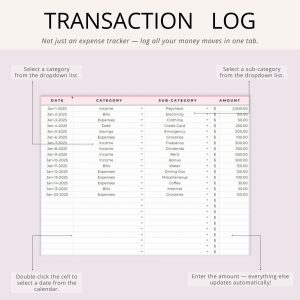 PLR Monthly Tracher Google Sheetst