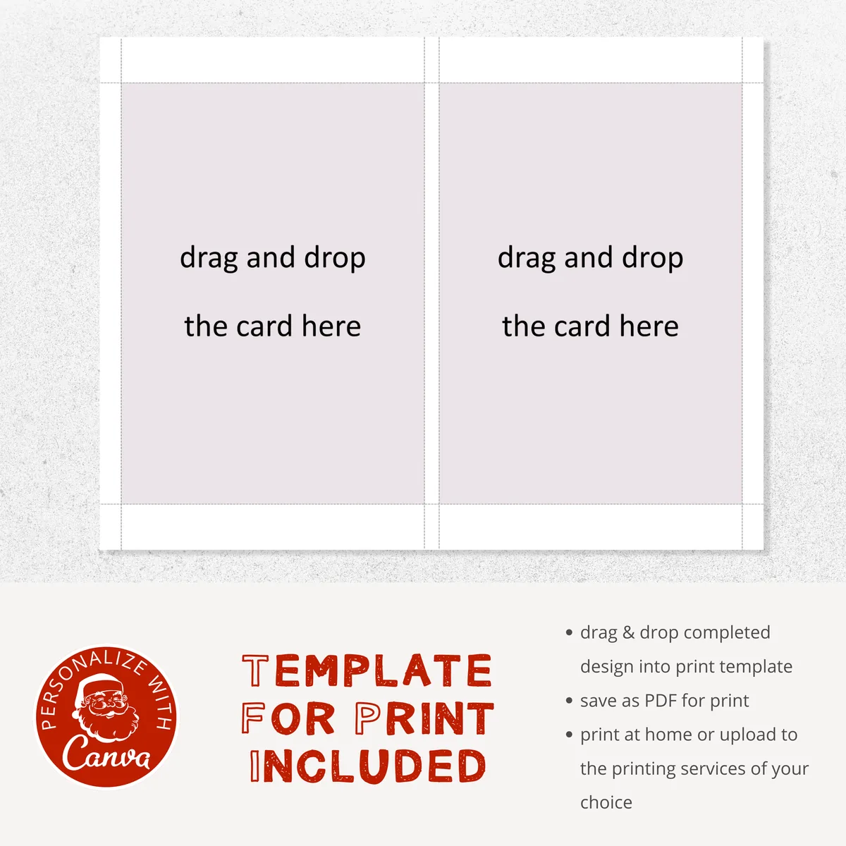 Print template: drag and drop the finished game page and save as PDF
